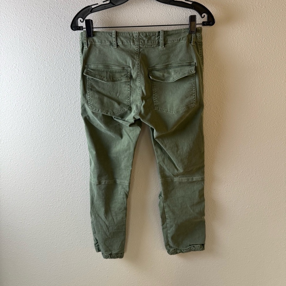 Nili Lotan Cropped Military Pants Camo Green Twill Utilitarian Casual Women’s 0 - Picture 6 of 12